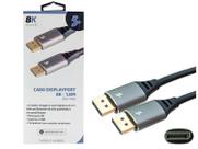 Cabo DisplayPort 1.4 8K 60Hz HDR FreeSync 1.8m Preto Macho x Macho Gaming 0187499
