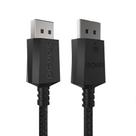 Cabo Displayport M para Displayport M 2.1 - Preto - 2M - NYLON - PDPN2-2