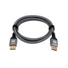 Cabo DisplayPort Storm Tech, 2.1, 16K 60Hz, Plugs de Metal, 1 Metro, Preto - CBDP0012 Cabo DisplayPort Storm Tech, 2.1, 16K 60Hz, Plugs de Metal, 1 Metro, Preto - CBDP0012