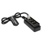 Cabo divisor Alvin's Cables de 2 pinos macho para 4 D-Tap fêmea