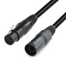 Cabo DMX SiYear de 5 pinos XLR DMX512 macho para fêmea 4,5 m