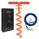 Cabo Dog Tie Out Stake Sliridog de 3 m para cães de até 91 kg