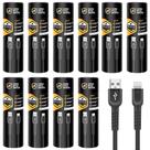 Cabo Dual Shock Lightning / USB A - Preto - 1,2m - no Atacado - Caixa Fechada 10 Unidades - Gshield Cabo Dual Shock Lightning / USB A - Preto - 1,2m - no Atacado - Caixa Fechada 10 Unidades - Gshield
