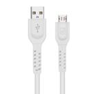Cabo Dual Shock Micro USB V8 Branco - 1,2m - GShield
