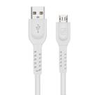 Cabo dual shock micro usb v8 - branco - 1,2m - gshield