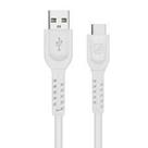 Cabo dual shock type c branco - 1,2m - gshield