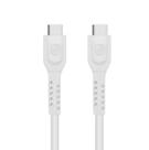 Cabo dual shock type c/type c branco - 1,2m - gshield