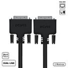Cabo DVI-D 24+1 para DVI-D 24+1 DUAL-LINK 2 Metros - PDDL-2