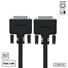 Cabo dvi-d 24+1 para dvi-d 24+1 dual-link 2 metros - pddl-2