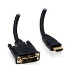 Cabo dvi macho x hdmi macho: Plug & play simples