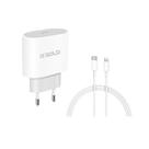 Cabo e Tomada Carregador Turbo 30W Tipo C Para iPhone