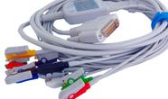 Cabo Ecg 10 Vias Clip Garra Edan Se1 - 15 Pinos