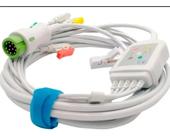 Cabo Ecg Paciente 5 Vias Compatível Com Mindray T5/ T6/ T8