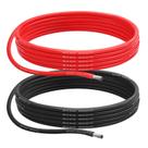 Cabo Elétrico de Silicone 8 AWG - 10 Pés (Vermelho e Preto)