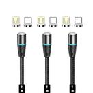 Cabo Eletrônico N. NETDOT Gen12 2m Kit com 3 Unidades Carregamento Rápido 18W