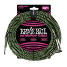Cabo ernie ball instrumento 5,49mt p10 l 90 graus trançado Cabo ernie ball instrumento 5,49mt p10 l 90 graus trançado