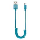 Cabo espiral micro usb 5 pinos 1.2 metros wi354 cores sortidas Cabo espiral micro usb 5 pinos 1.2 metros wi354 cores sortidas