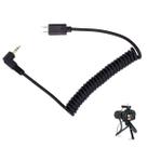 Cabo Espiral USB-C para P2 3.5mm Áudio Câmera Microfone