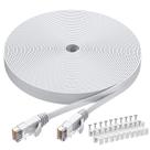 Cabo Ethernet BUSOHE Cat6 60m branco para rede de computadores