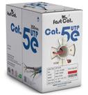 Cabo Ethernet Cat5e 305 m 24 AWG 350 MHz CMR Fast Cat. Cabo Ethernet Cat5e 305 m 24 AWG 350 MHz CMR Fast Cat.