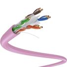 Cabo Ethernet Dripstone CAT6 1000 pés Bulk Network LAN rosa