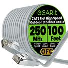 Cabo Ethernet GEARit Cat6 30m Plano Blindado para Externo