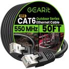 Cabo Ethernet GearIt Cat6 Outdoor 15m FTP à prova d'água