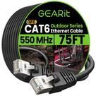 Cabo Ethernet GearIt Cat6 Outdoor 23AWG, cobre puro, 75 pés