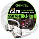 Cabo Ethernet GearIt Cat6 Outdoor 23AWG, cobre puro, 75 pés