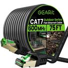 Cabo Ethernet GEARit Cat7 23m Externo Plano Blindado
