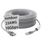 Cabo Ethernet GWFIBER Cat 6 de 7,5 m (25 pés) resistente à prova d'água