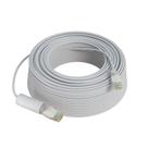 Cabo Ethernet Hiseeu 50m Cat5e PoE 1Gbps à prova d'água RJ45