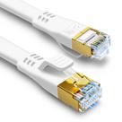 Cabo Ethernet HUGIN CAT8 6 m 40 Gbps 2000 MHz Plano Branco