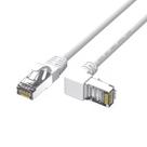 Cabo Ethernet JUXINICE 90 graus CAT6 com ângulo ascendente de 30 pés branco Cabo Ethernet JUXINICE 90 graus CAT6 com ângulo ascendente de 30 pés branco