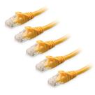 Cabo Ethernet Matters Cat 6 10 Gbps 3 pés amarelo, pacote com 5 Cabo Ethernet Matters Cat 6 10 Gbps 3 pés amarelo, pacote com 5