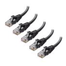 Cabo Ethernet Matters Cat 6 de 10 Gbps, pacote com 5, 1,5 m, preto Cabo Ethernet Matters Cat 6 de 10 Gbps, pacote com 5, 1,5 m, preto
