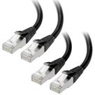 Cabo Ethernet Matters Cat8, 40 Gbps, blindado, 3 m, pacote com 2