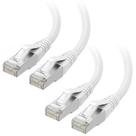 Cabo Ethernet Matters Cat8 40 Gbps, pacote com 2, 7,6 m, branco
