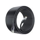 Cabo Ethernet Maximm Cat6 100 pés/30 m UTP 100% cobre preto