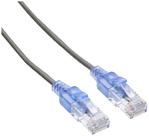 Cabo Ethernet Monoprice Cat6A 7,5 m cinza, pacote com 10 G UTP