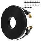 Cabo Ethernet Mygatti Cat 7 15m 10Gbps 600MHz Blindado Preto