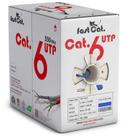 Cabo Ethernet rápido Cat. Cat 6 1000 pés (305 m) azul 23AWG CMR Cabo Ethernet rápido Cat. Cat 6 1000 pés (305 m) azul 23AWG CMR