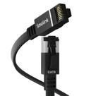 Cabo Ethernet Smolink Cat 8 100 pés/30 m 40 Gbps para jogos preto Cabo Ethernet Smolink Cat 8 100 pés/30 m 40 Gbps para jogos preto