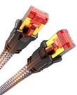 Cabo Ethernet Snowkids Cat 8 20 pés 40 Gbps 2000 Mhz cinza