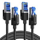 Cabo Ethernet UGREEN Cat 8, 40 Gbps, 2 m, pacote com 2 m para jogos, PC, PS5