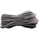 Cabo Extensao Liso Telefone 6x2 10m Cinza Gigasat