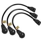 Cabo Extensão Nekteck 360° - Plug Plano Giratório 30cm - 14AWG