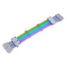 Cabo Extensor de Fonte Sleeved Rise Mode Aura, 2x 6+2p PCIe GPU, ARGB, Branco - RM-SLV-02-FW-ARGB