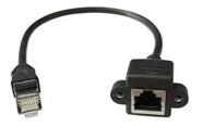 Cabo Extensor De Rede Rj45 De Painel Macho-femea 0,50 Cm