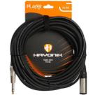 Cabo Extensor Hayonik Player P10 Fêmea x P10 Macho 10m Preto